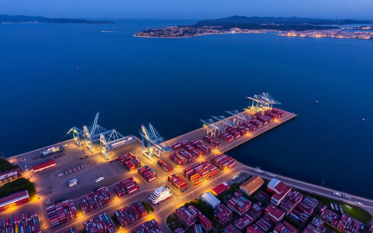 Port of Rijeka, Croatia
