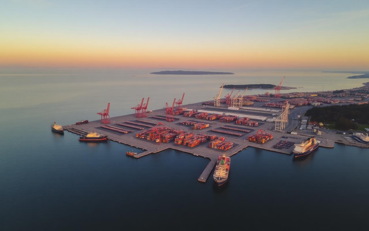 Port of Trieste, Italy